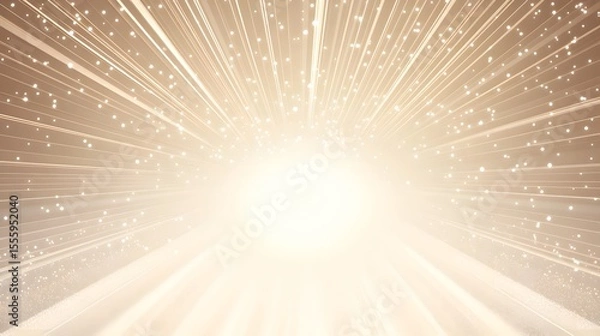 Obraz Golden Light Rays Burst Background Sparkle Abstract