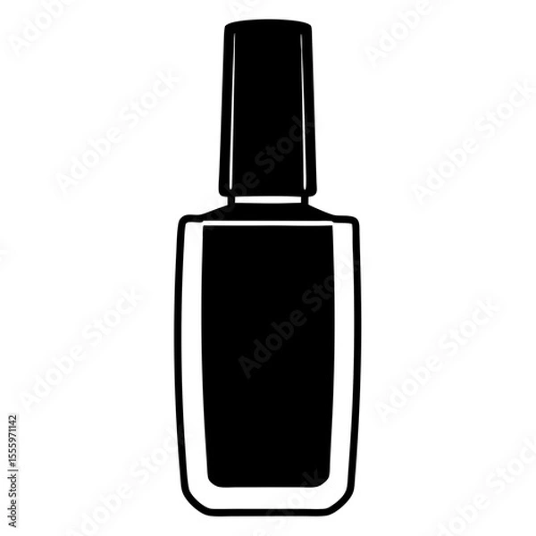 Obraz nail polish isolated on white