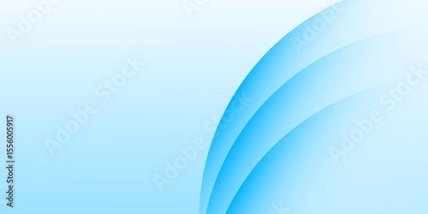 Obraz Abstract white wavy glowing lines on a blue background. Futuristic digital high-technology pattern. Health Care concept.