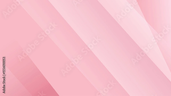 Obraz Modern soft pastel pink abstract background. Abstract soft pink gradient with geometric stripe pattern vector illustration