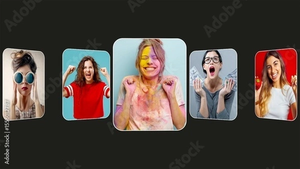 Fototapeta Simple Carousel Slideshow