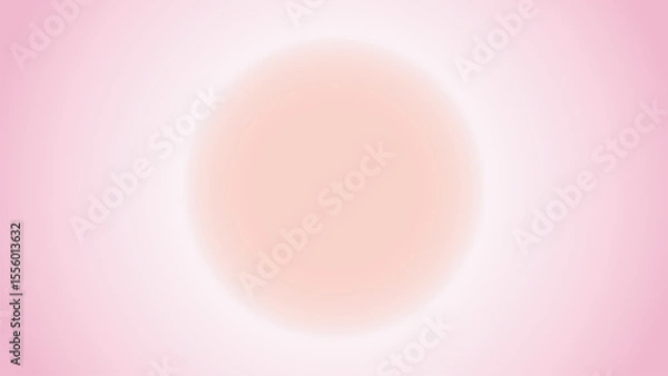Obraz Minimal Soft Pink Gradient Background with Circle in the Center Vector Design