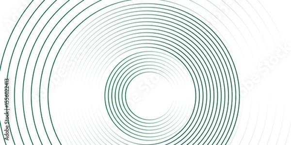 Fototapeta Modern white and green abstract background with circle shape golden vector abstract graphic design Futuristic concept banner pattern presentation background.	