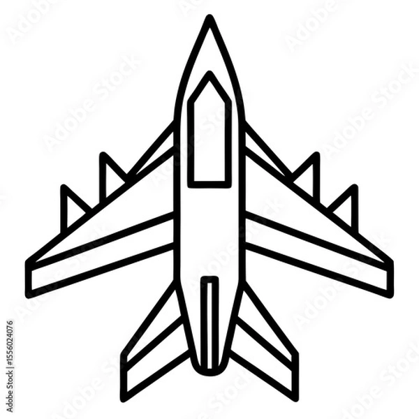 Fototapeta Flight Mode vector illustration