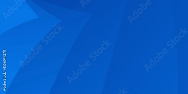 Fototapeta An abstract background using shades of blue creates a visual break on a screen that is otherwise dark. The pattern consists of angular and curved shapes.