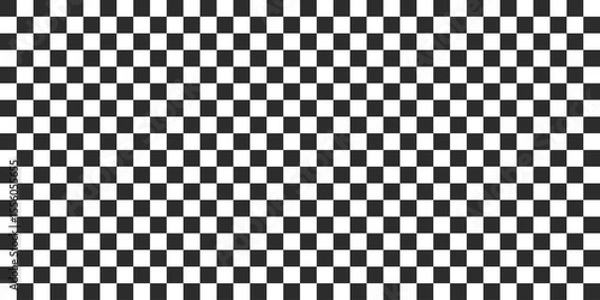 Obraz Checkered caro racing flags sports finish line flag car racing flag simple vector isolated from background	
