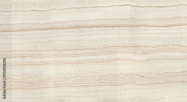 Fototapeta Cream and Beige Striped Marble with Soft Veins – Elegant Classic Surface for Interiors