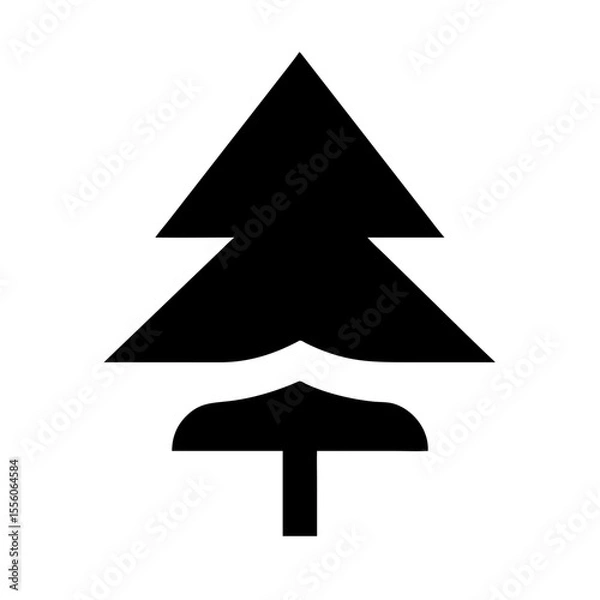 Obraz pine tree icon