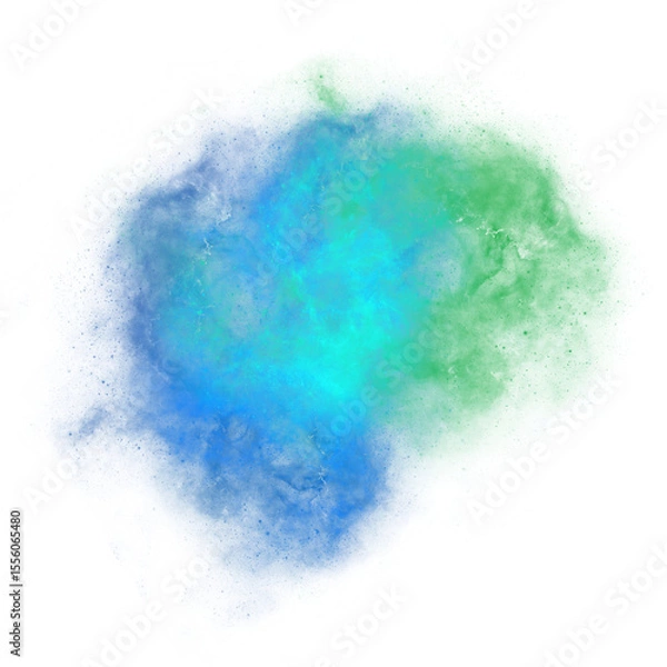 Fototapeta galaxy, nebula, paint drop, text frame, watercolor, abstract, dirty, stained, art, white, nature, smoke, sky, water, black, isolated, clouds, steam, winter, ice, cloud, ball, cold, snow, closeup, text
