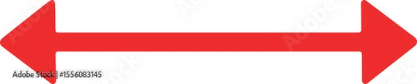Obraz Long Arrow icon. Vector trendy long arrow icon right in flat style. Long arrow icon for web design. Vector illustration