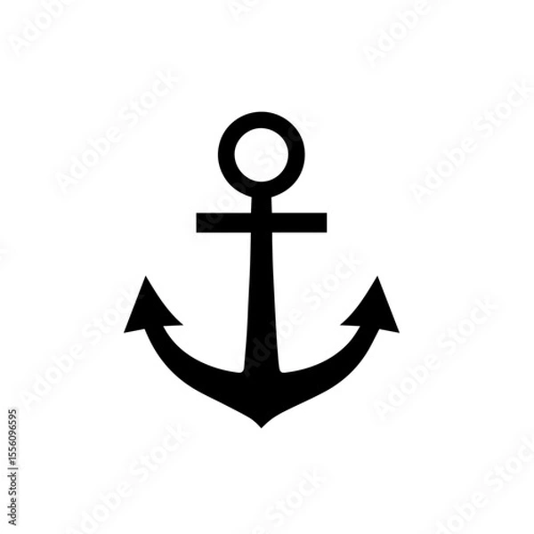 Fototapeta Anchors icon anchors symbol isolated on background vector