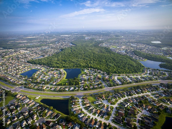 Obraz Aerial view of Kissimmee Florida