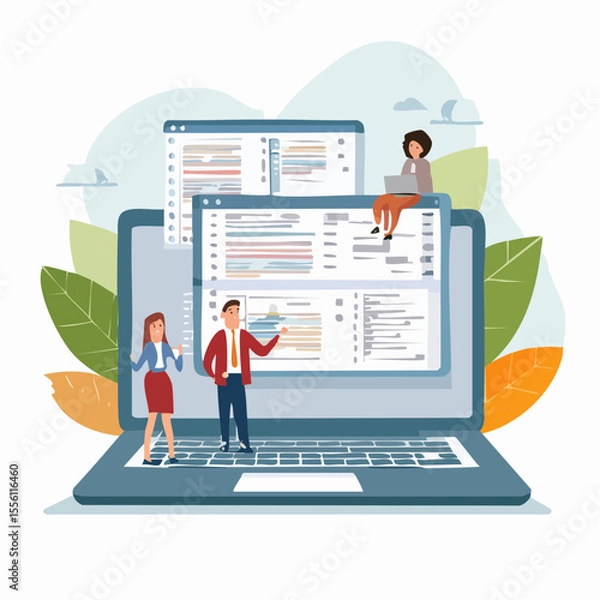 Fototapeta プログラミングスクールのイメージ