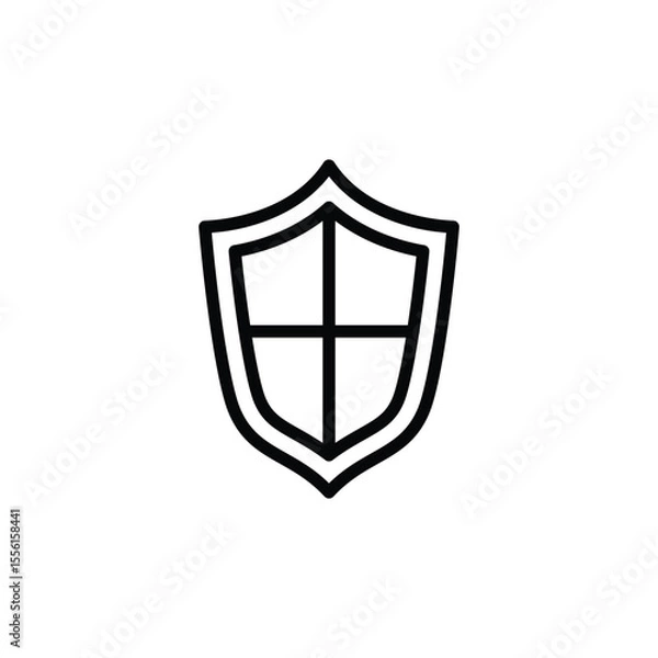 Obraz antivirus outline icon vector design good for web or mobile app