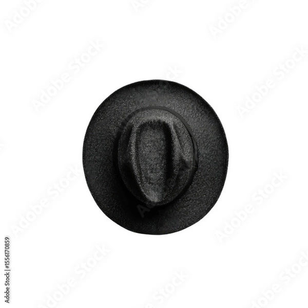 Obraz close up of a black and white baseball cap