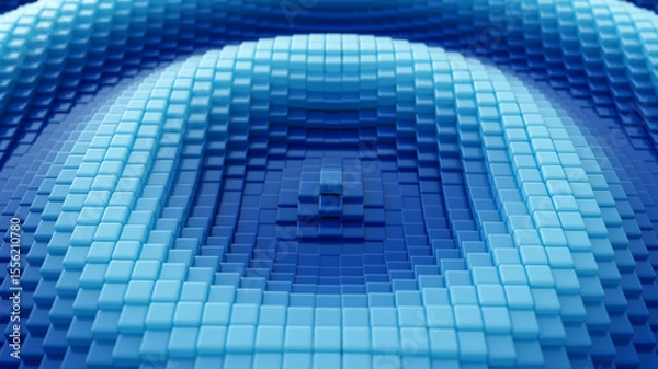 Obraz abstract matrix waves