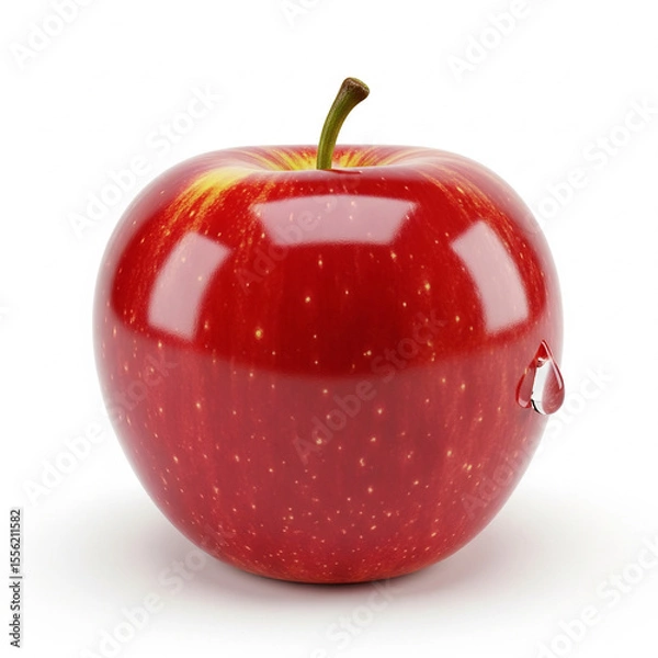 Fototapeta red apple isolated on white