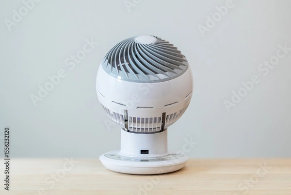Obraz 机の上に置かれたサーキュレーター
