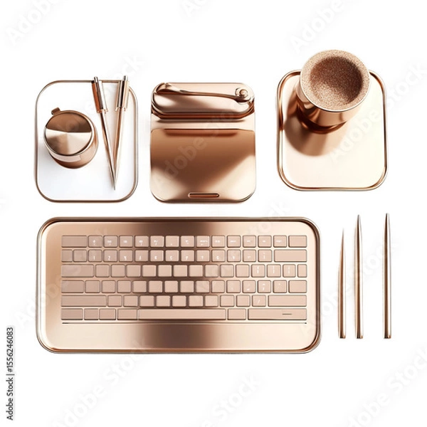 Obraz coffee cup and laptop