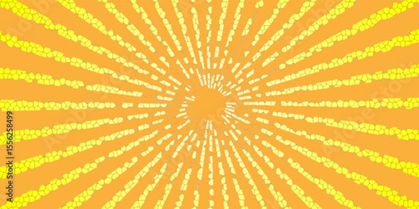 Fototapeta Exploding star burst texture japanese radius cartoon pattern abstract background