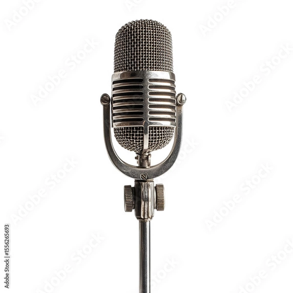 Obraz microphone isolated on white background