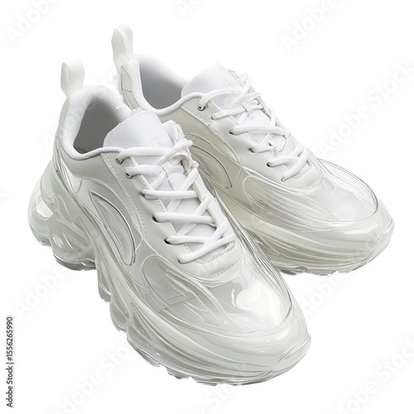 Obraz sport shoes on white background