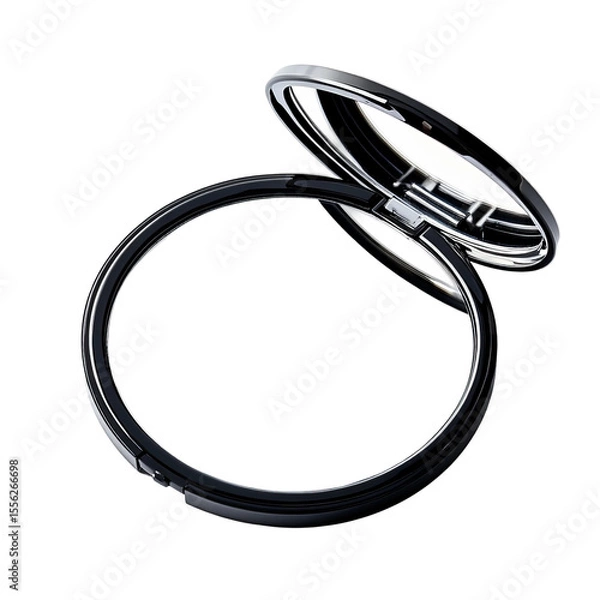 Obraz diamond ring with diamonds isolated on white