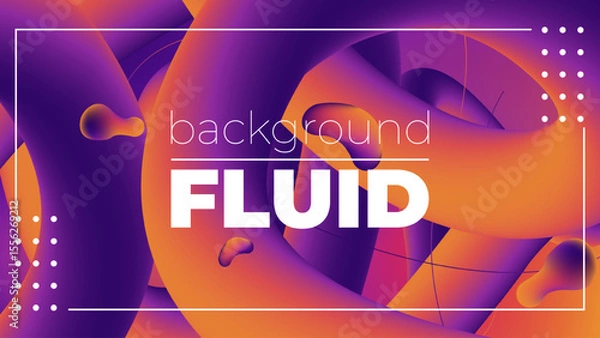 Fototapeta Abstract Fluid Neon Color Pattern – Liquid Gradient Background with Modern Geometric Dynamic Motion Style for Wallpaper, Banner, Card, Book Illustration, and Landing Page Design