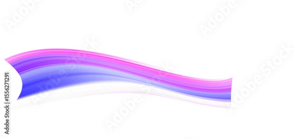 Fototapeta Abstract Pink and Blue Swirling Wave Design; Modern, Dynamic, Energetic Background Image