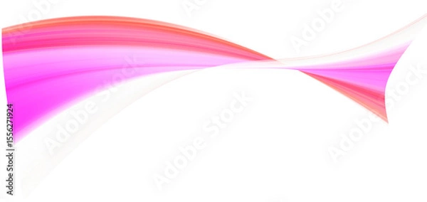 Fototapeta Abstract Pink and Orange Swirling Energy Flow Design, Modern Artistic Background Image