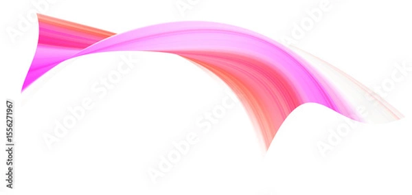 Fototapeta Abstract Pink and Red Swirling Energy Flow, Dynamic Design Element