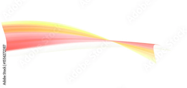 Fototapeta Abstract Warm-Colored Swirling Ribbon Design, Dynamic Energy, Modern Style