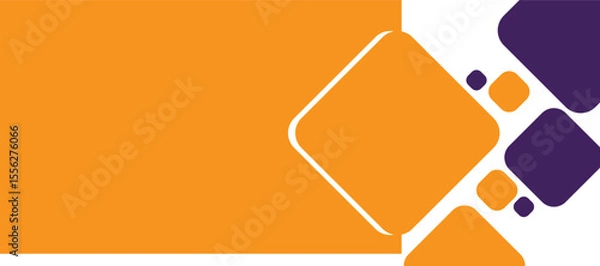 Fototapeta Business conferece banner vector, horizontal background template with layout text and empty space for photo, vector illustration