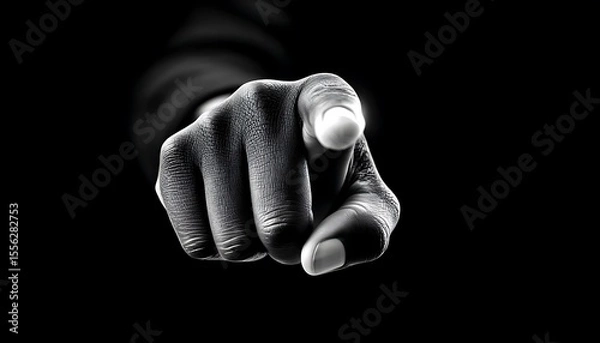 Obraz Pointing hand