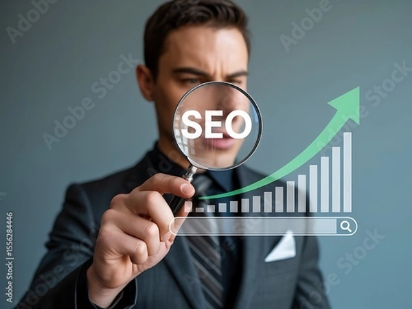 Fototapeta Optimizing Your Website's Visibility A Comprehensive Guide to SEO Strategies for Improved Search Engine Rankings and Increased Organic Traffic