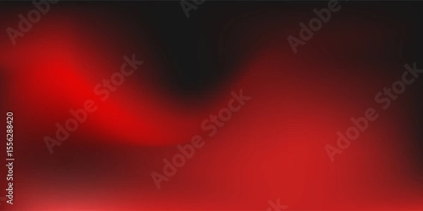 Fototapeta Elegant red gradient abstract background on dark black textured fabric. Ideal for luxury banners, stylish backdrops, digital ads, or branding projects.