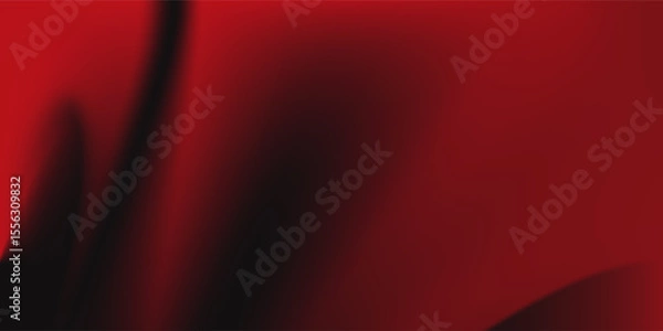 Fototapeta Elegant red gradient abstract background on dark black textured fabric. Ideal for luxury banners, stylish backdrops, digital ads, or branding projects.