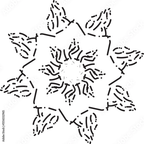 Obraz black and white tattoo