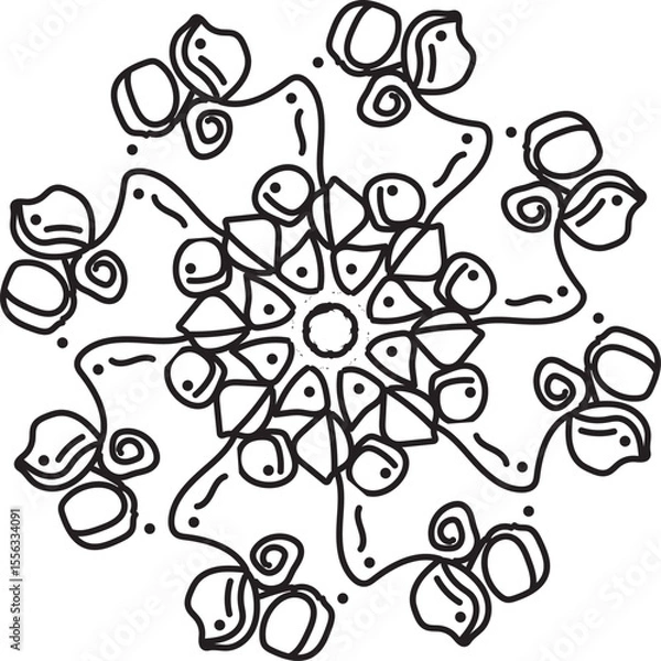 Obraz abstract floral background