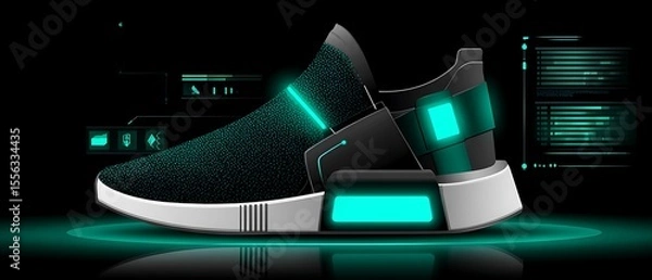 Obraz Futuristic running shoe (1)