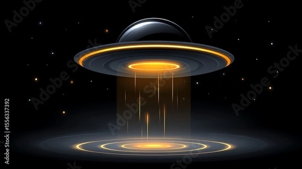 Obraz UFO in space
