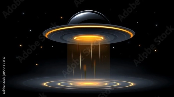 Obraz UFO in space