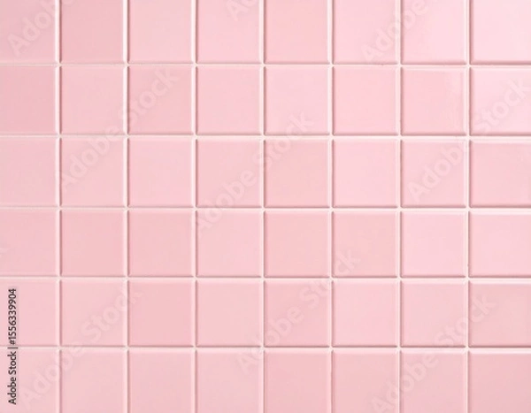 Obraz ピンク色の正方形のタイルのシームレス背景