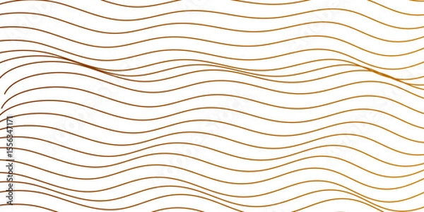Fototapeta Abstract white flowing wave lines background. Modern glowing moving lines design. Transparent PNG available
Luxury golden flowing wave curved lines, frequency wavy sound, technology curve line backgro