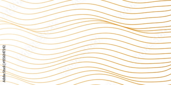 Fototapeta Abstract white flowing wave lines background. Modern glowing moving lines design. Transparent PNG available
Luxury golden flowing wave curved lines, frequency wavy sound, technology curve line backgro