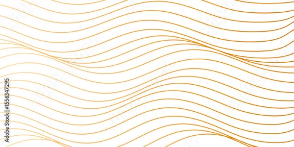 Fototapeta Abstract white flowing wave lines background. Modern glowing moving lines design. Transparent PNG available
Luxury golden flowing wave curved lines, frequency wavy sound, technology curve line backgro