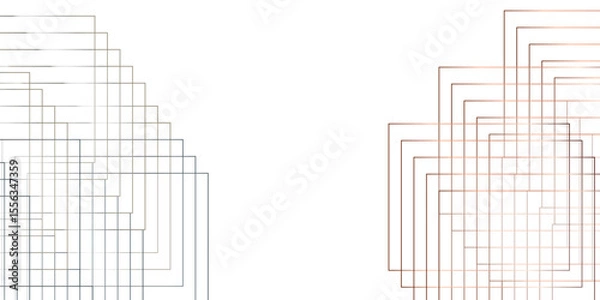 Fototapeta Geometric white background with gray.Modern minimal and clean white gold background with shadows. White and gray stripe diagonal gradient fabric dynamic line textile abstract background. 