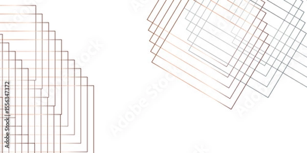 Fototapeta Geometric white background with gray.Modern minimal and clean white gold background with shadows. White and gray stripe diagonal gradient fabric dynamic line textile abstract background. 