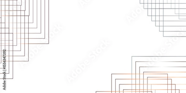 Fototapeta Geometric white background with gray.Modern minimal and clean white gold background with shadows. White and gray stripe diagonal gradient fabric dynamic line textile abstract background. 