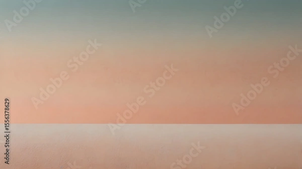 Fototapeta Serene Pastel Sunset Soft Hues of a Calm Ocean